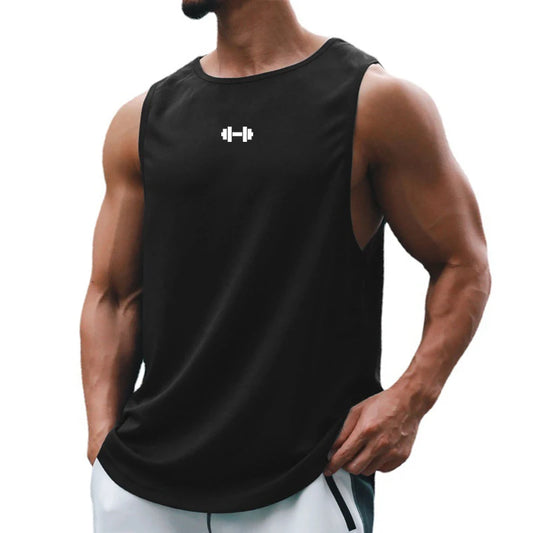 Men's Sleeveless Gym Tank Tops - Quick Dry Mesh