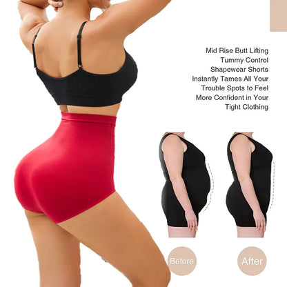 High Waist Tummy Control Shaping Briefs for Women – Slimming Underwear with Butt Lifter and Belly Flattening Features