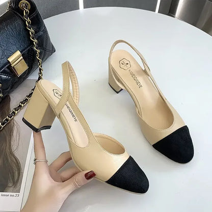 Women's Mid Heel Casual Style Heels