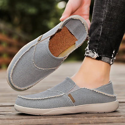 Men's Lightweight Canvas Slip-On Sneakers