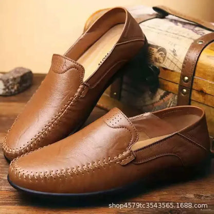 Men's Classic Slip-On Faux Leather Shoes