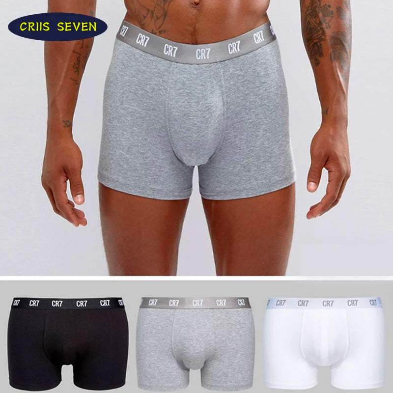 2-3Pack Men's Breathable Cotton Hipster Underwear