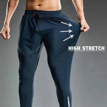 Men’s Elastic Running Joggers – Athletic Sweatpants for Sports and Exercise