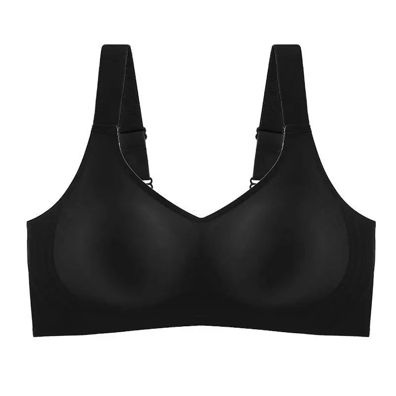 Comfort Padded Seamless Bra for Women - Soft Support with Wide Shoulder Straps