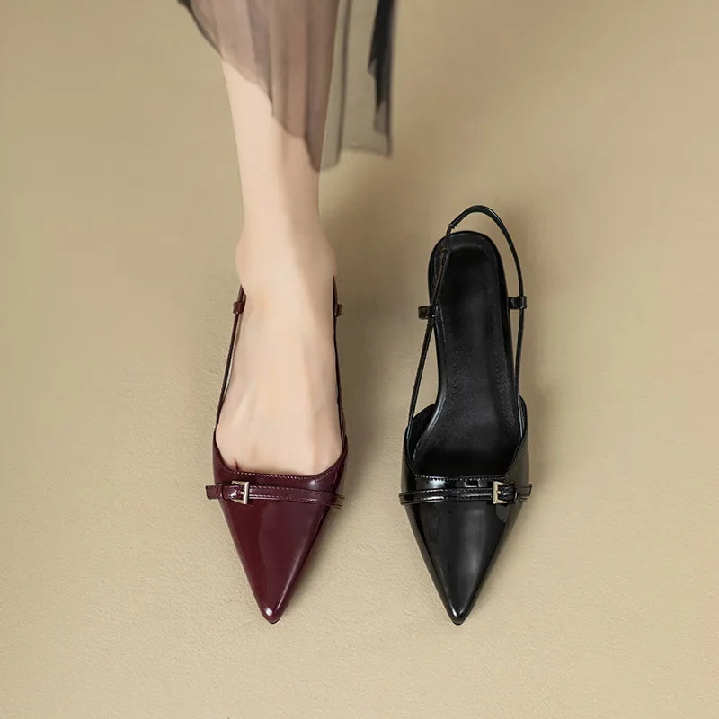 Elegant Pointed Toe Mid-Heels For Women