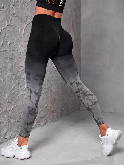 Women's High Waist Scrunch  Seamless Push Up Leggings