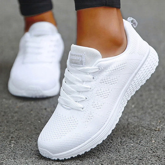 Womens Lightweight  Athletic Sneakers - Breathable Material-Various Colors