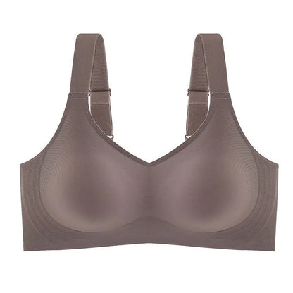 Comfort Padded Seamless Bra for Women - Soft Support with Wide Shoulder Straps