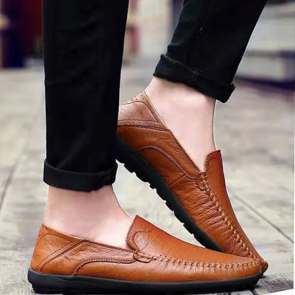 Men's Classic Slip-On Faux Leather Shoes