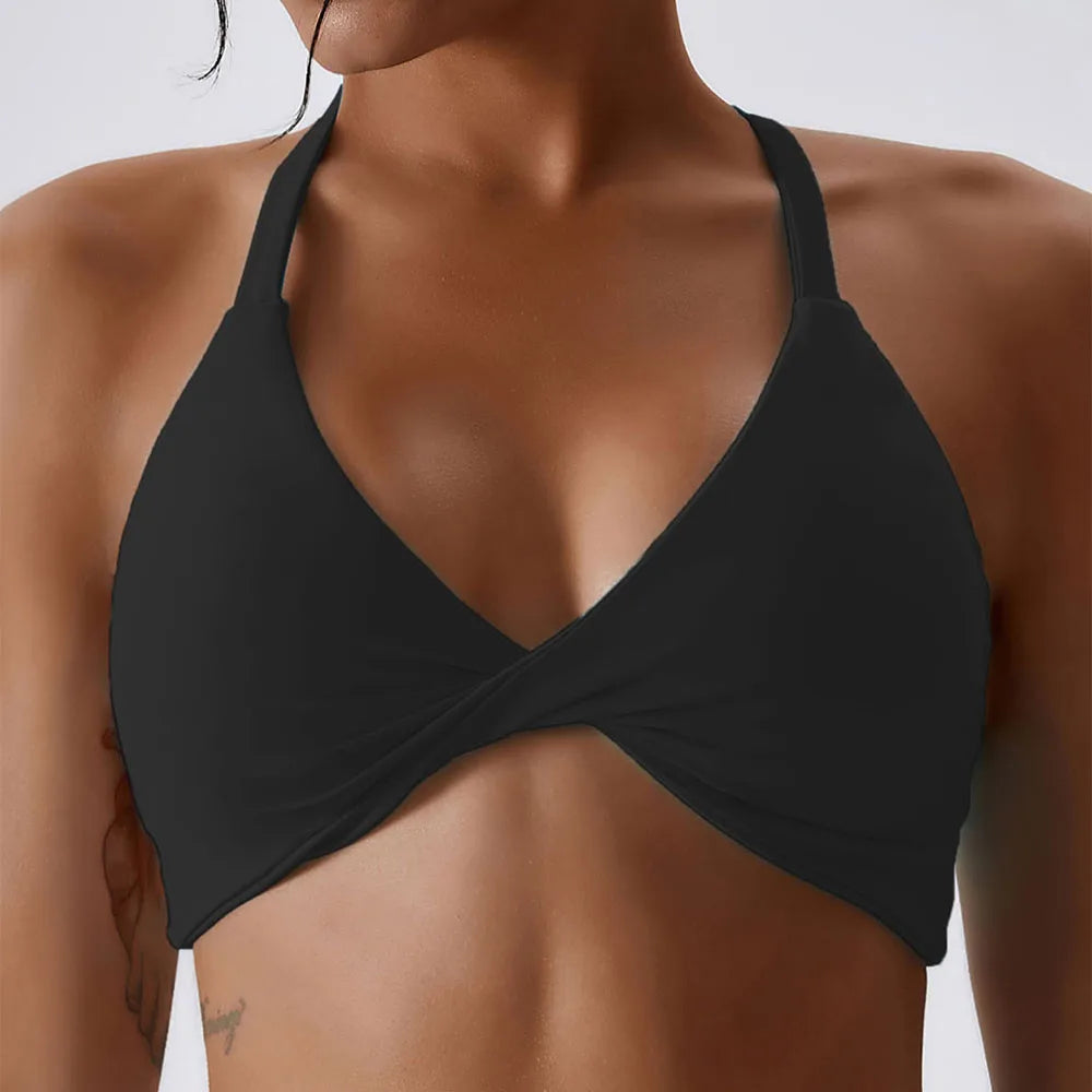 High Elastic Sports Bra for Women with Removable Padding