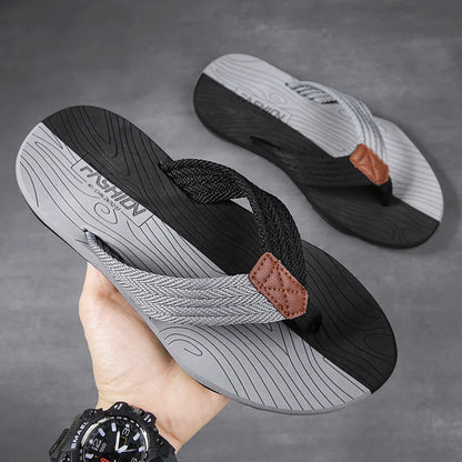 Men's Casual Thickened Breathable Outdoor Slippers