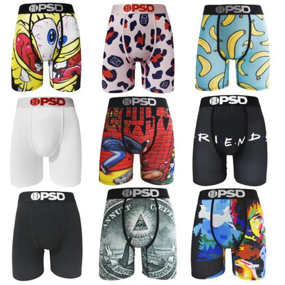 Men's Animated Print Trunks – Various Designs