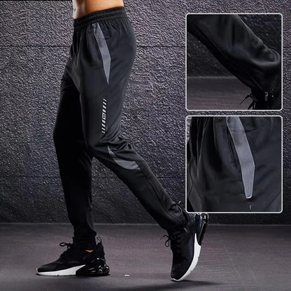 Men's Athletic Sweat Pants with Zipper Pockets