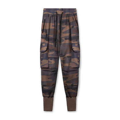 Men's Slim Fit Stretchy Camouflage Drawstring Sweatpants