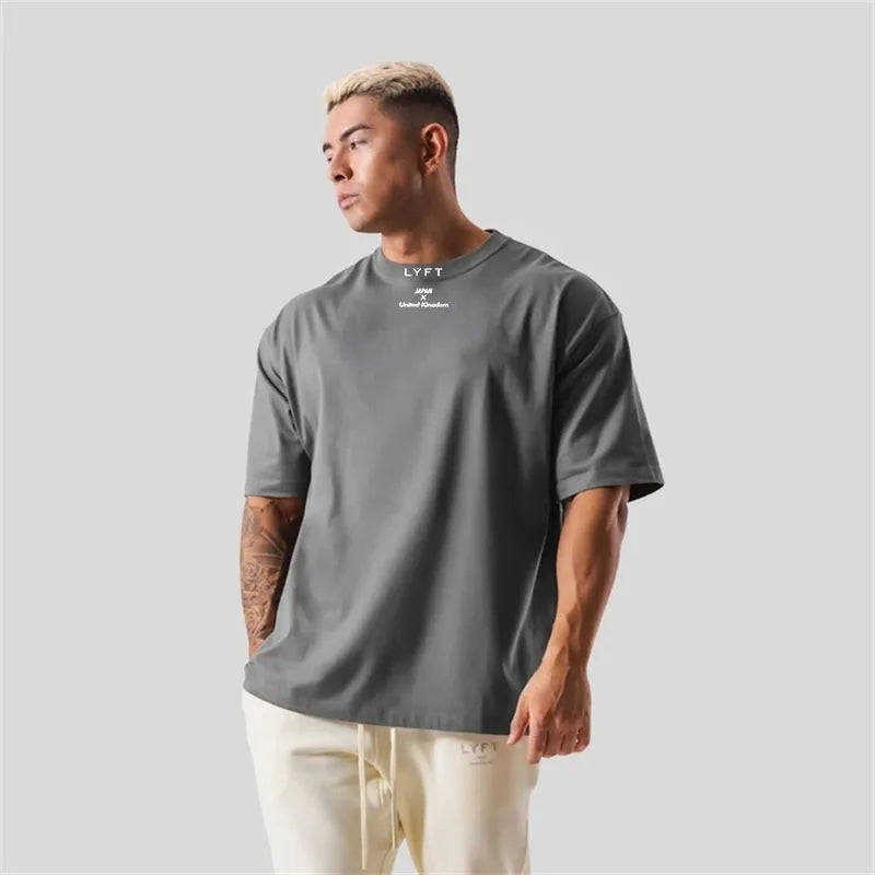 Men's Short Sleeve Cotton Sports T-Shirt - Various Colors