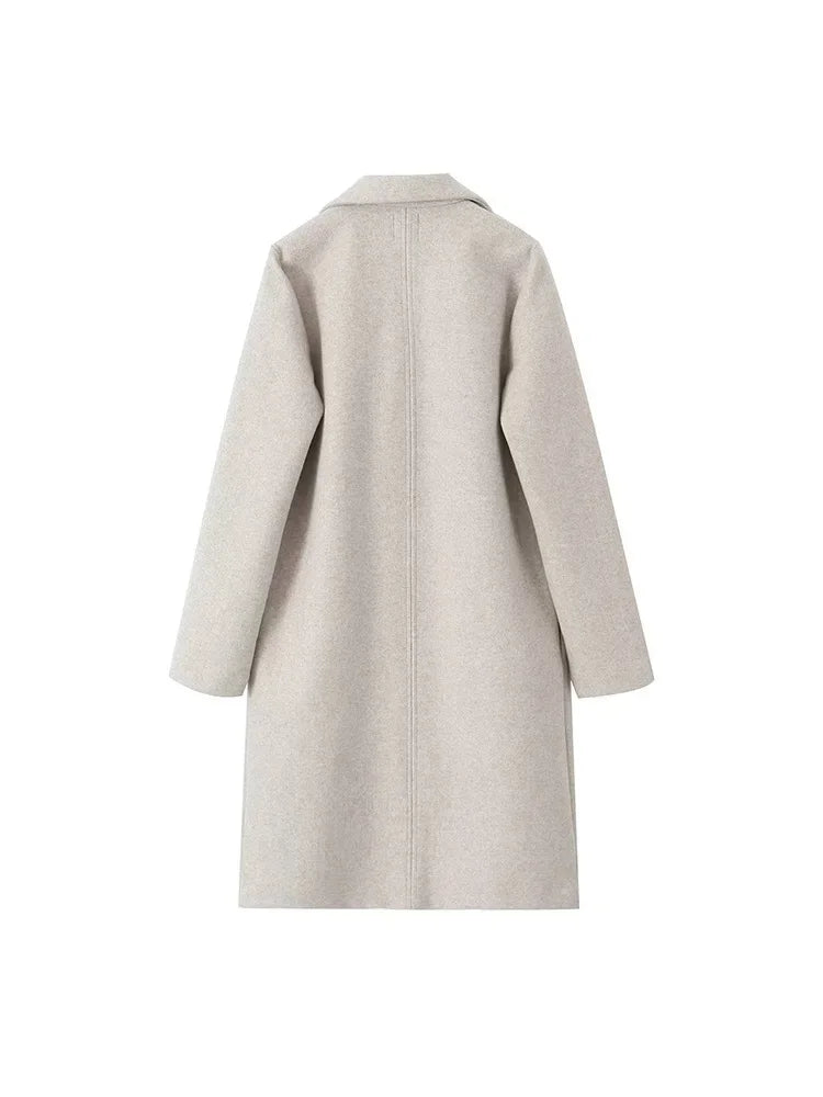 Women’s Long Open Stitch Trench Coat