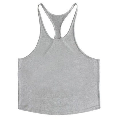 Men's Sleeveless Muscle Tank Top - Cotton Gym Vest