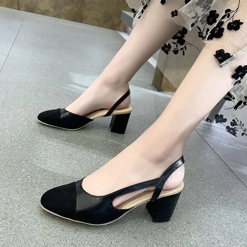 Women's Mid Heel Casual Style Heels