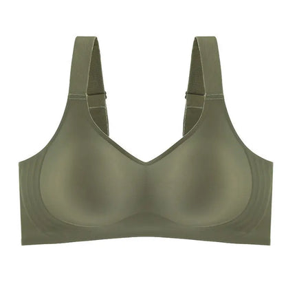 Comfort Padded Seamless Bra for Women - Soft Support with Wide Shoulder Straps