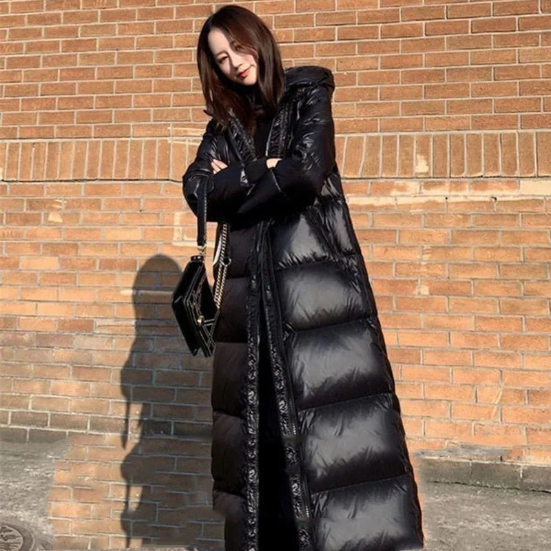 Women's Hooded Long Parka Jacket