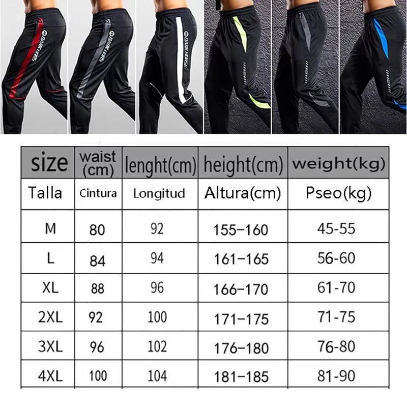 Men's Athletic Sweat Pants with Zipper Pockets