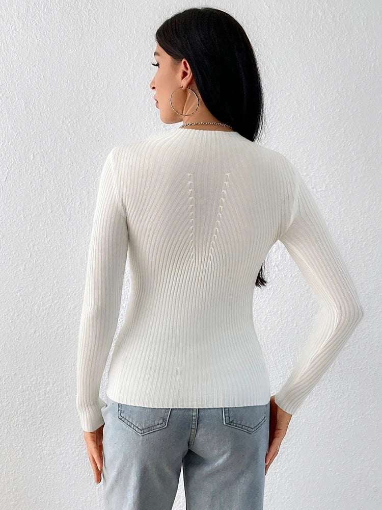 Women's Slim Fit Long Sleeve Turtleneck Sweater