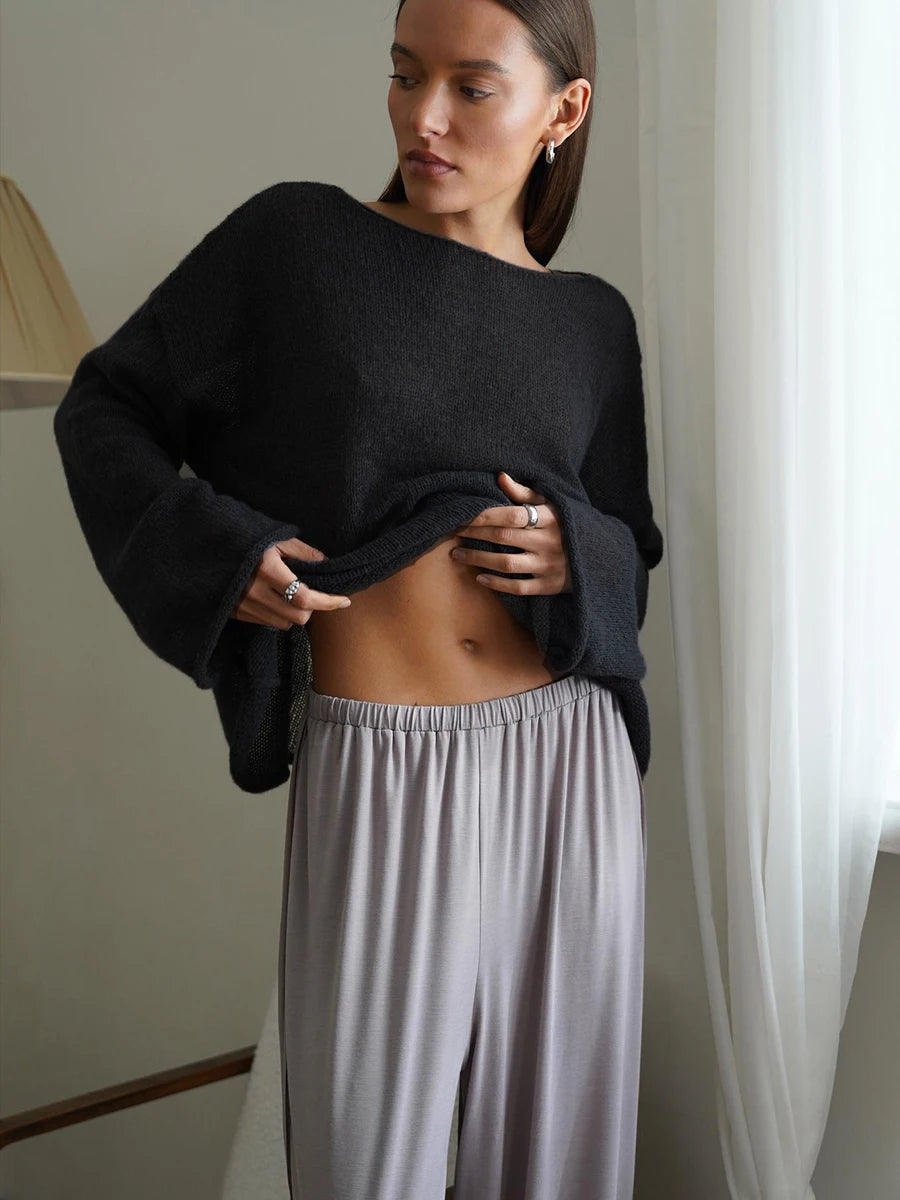 Women's Lightweight Sweater - Loose Fit - Various Colors