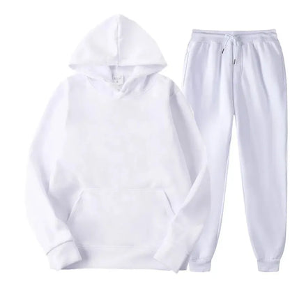 Men's Two-Piece Hoodie and Drawstring Jogger Set