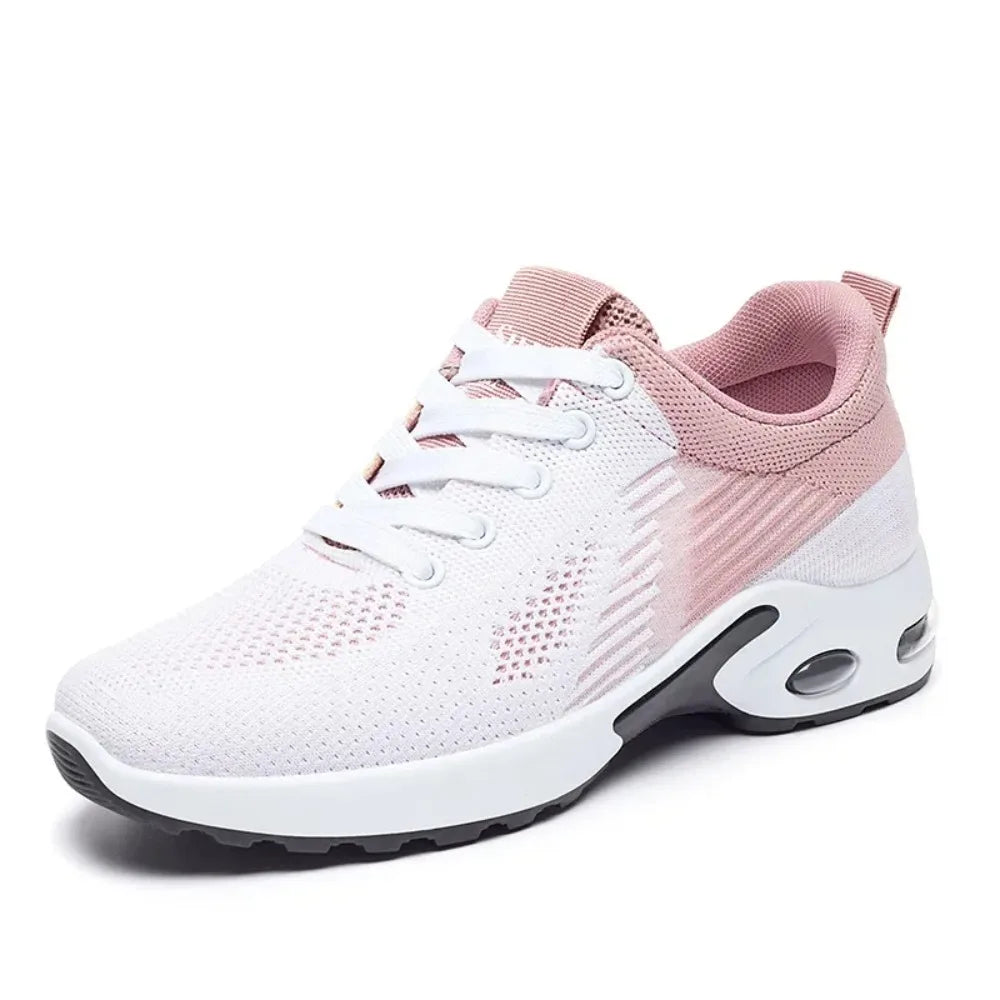 Womens Breathable Sneakers - Light Mesh Air Cushion - Various Colors