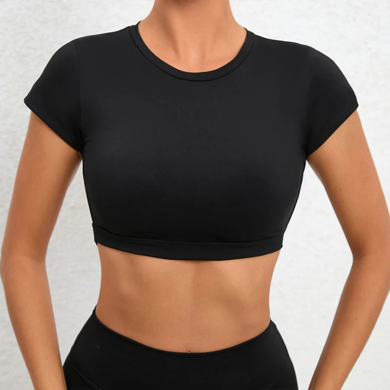 Breathable Backless Crop Tops for Women - Various Colors