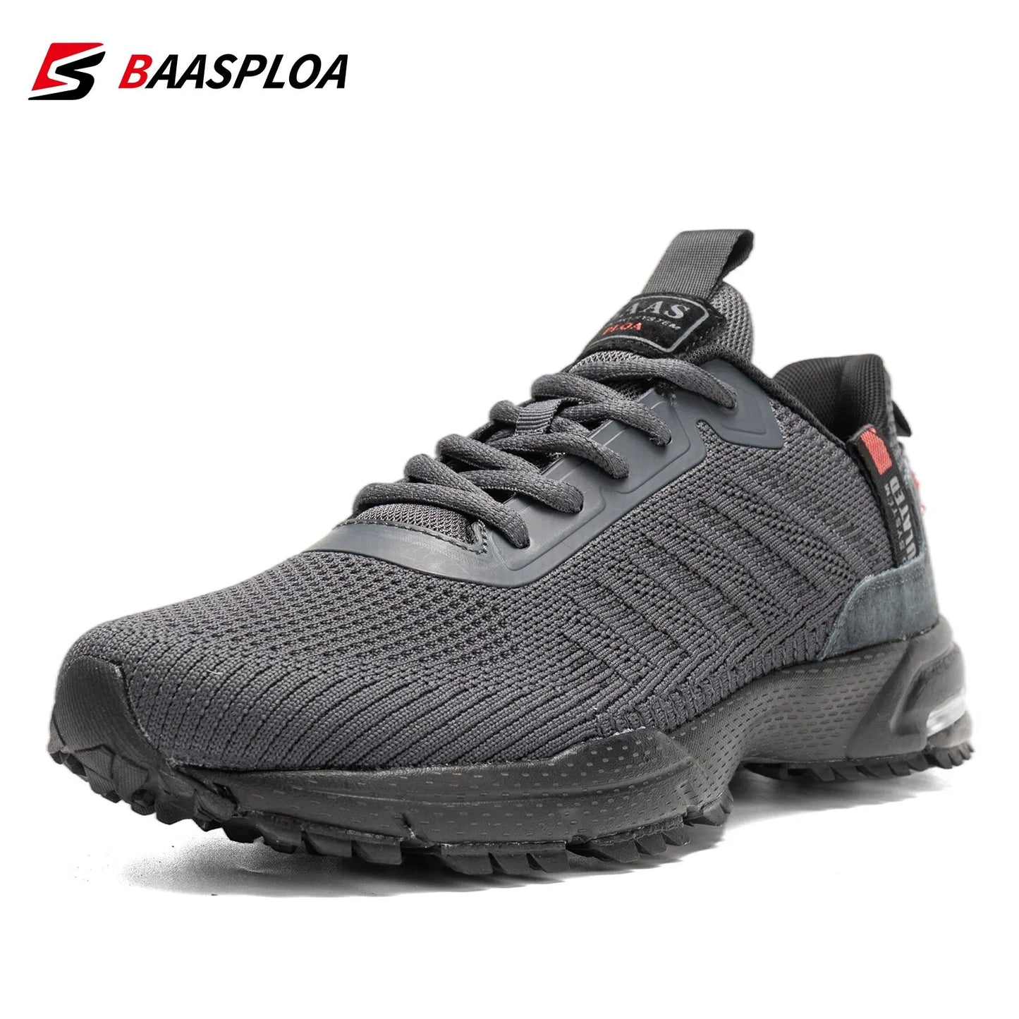 Baasploa Men's Lightweight Sneakers - Breathable, Non-Slip Designer Shoes