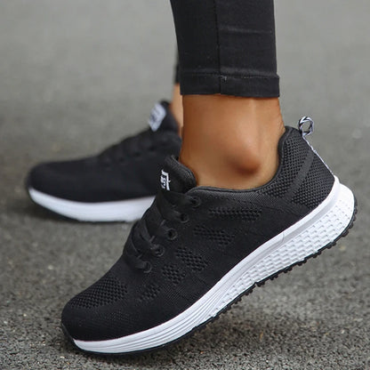 Women's Breathable Outdoor Mesh Sneakers - Various Colors