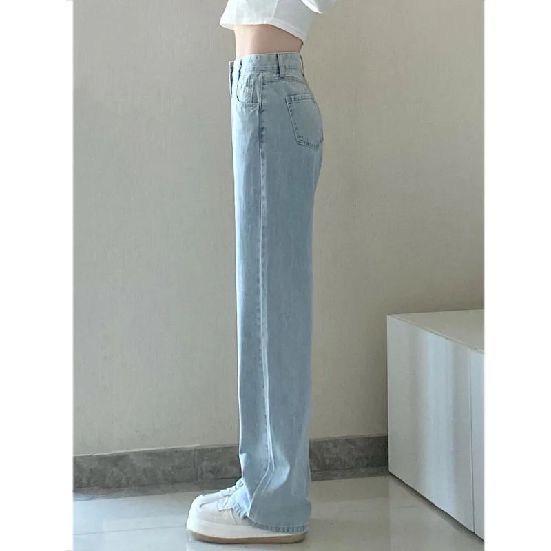 Loose Thin Wide Leg Pants for Women with High Waist