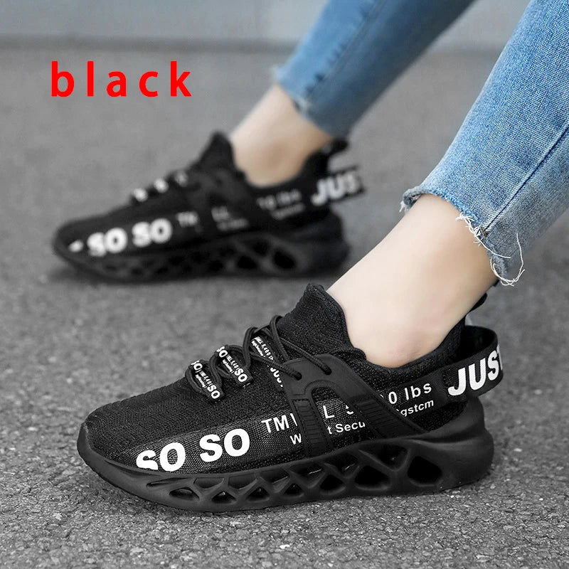 Unisex Comfortable Mesh Sneakers - Casual Sports Footwear with Breathable Design