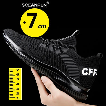 Elevator Sneakers for Men - 7cm Height Increasing Insoles