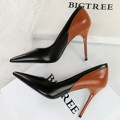 Dual Coloured Stylish Heels for Women