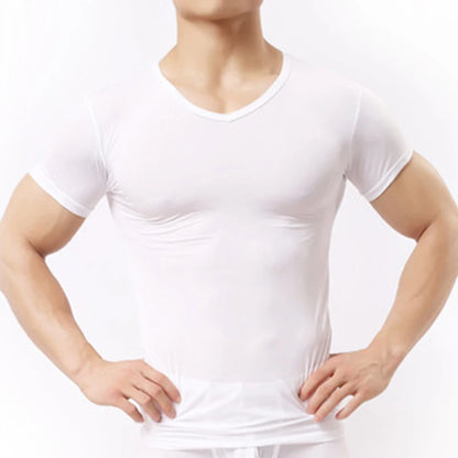 Men's Slim Fit Sheer T-Shirt- Lightweight - Various Colors