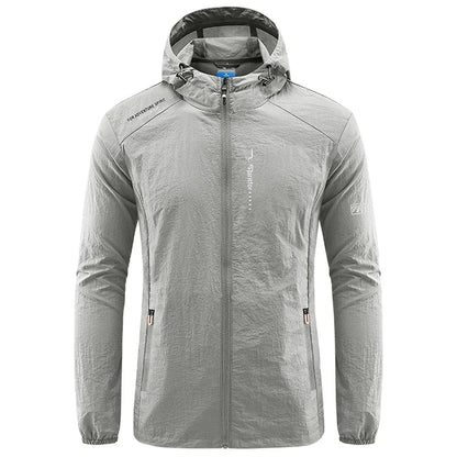 Lightweight Quick-Dry Hooded Jacket for Men- Various Colors