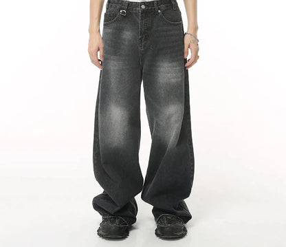 Vintage Men's Baggy Denim Jeans - Loose Fit