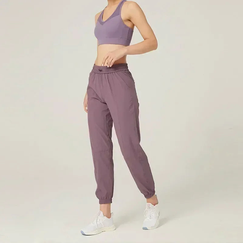 Women's Athletic Joggers with Side Pockets