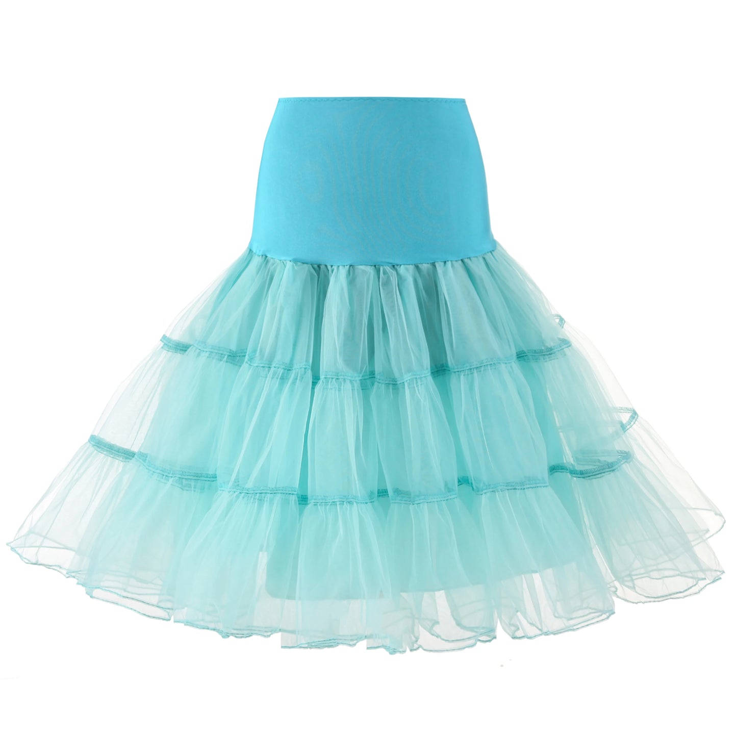 Women's Retro Tulle Petticoat Half Slip Tutu Underskirt - Various Colors