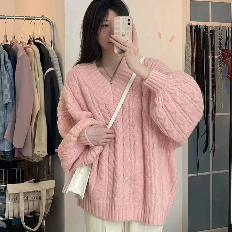 Womens Oversized  Knitted Sweater for Women - Various Colors