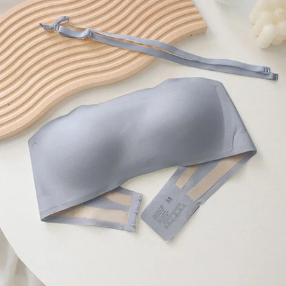 Women's Non-Slip Thin Strapless Jelly Bra