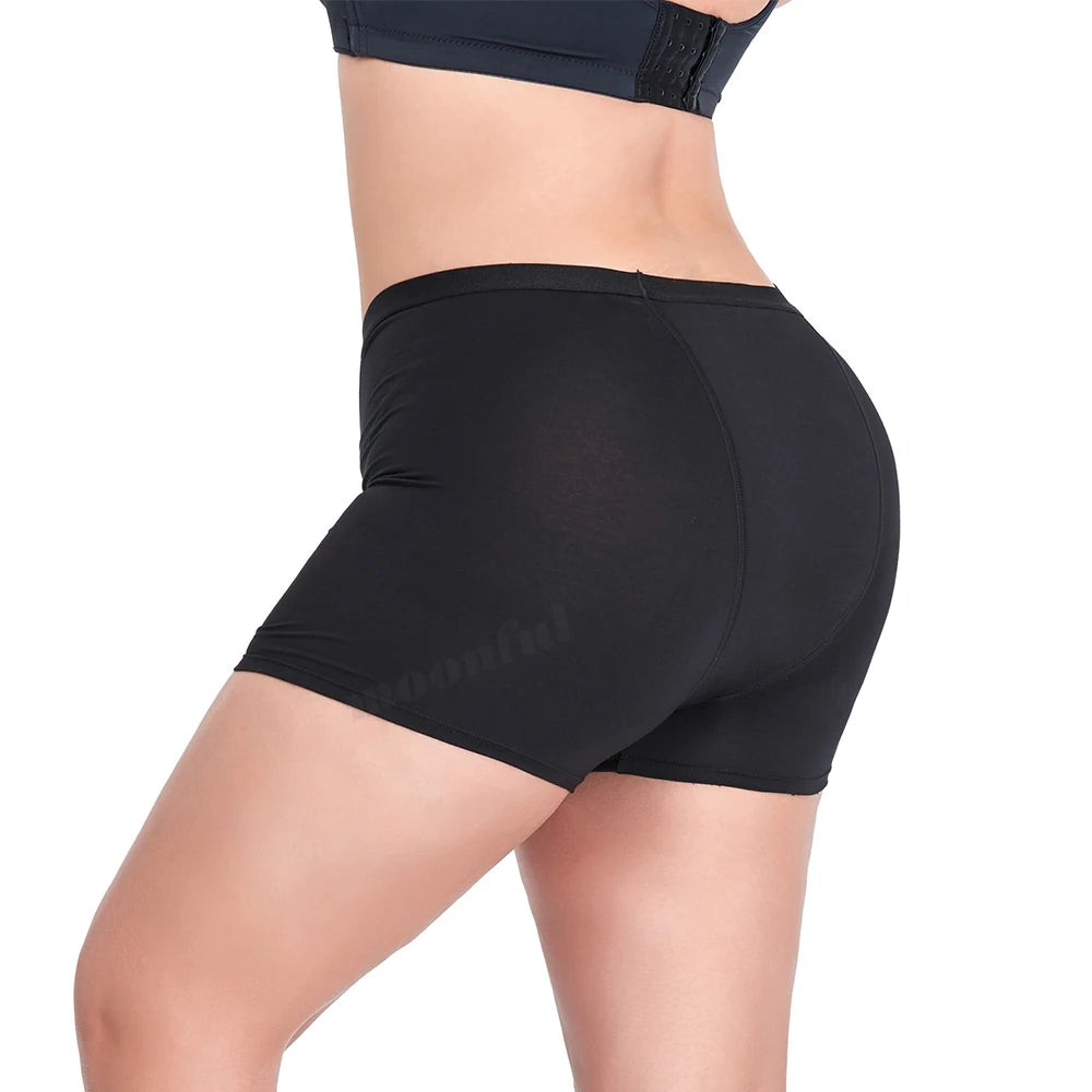 High Waist Absorbent Menstrual Boxer Shorts for Women - Heavy Flow Period Panties