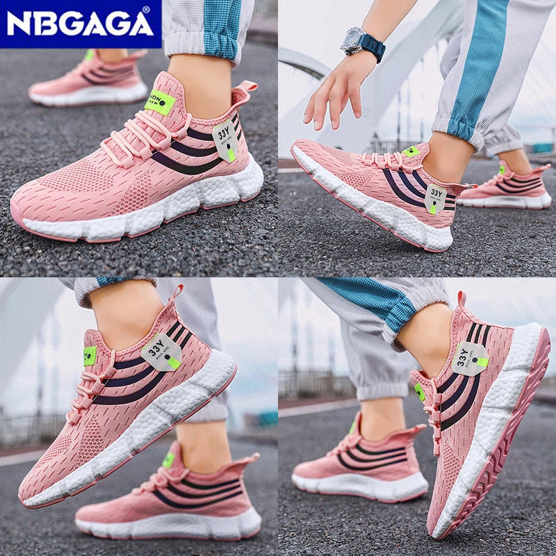 Women’s Lightweight Breathable Fashion Running Sneakers - Comfortable Casual Fit-Various Colors