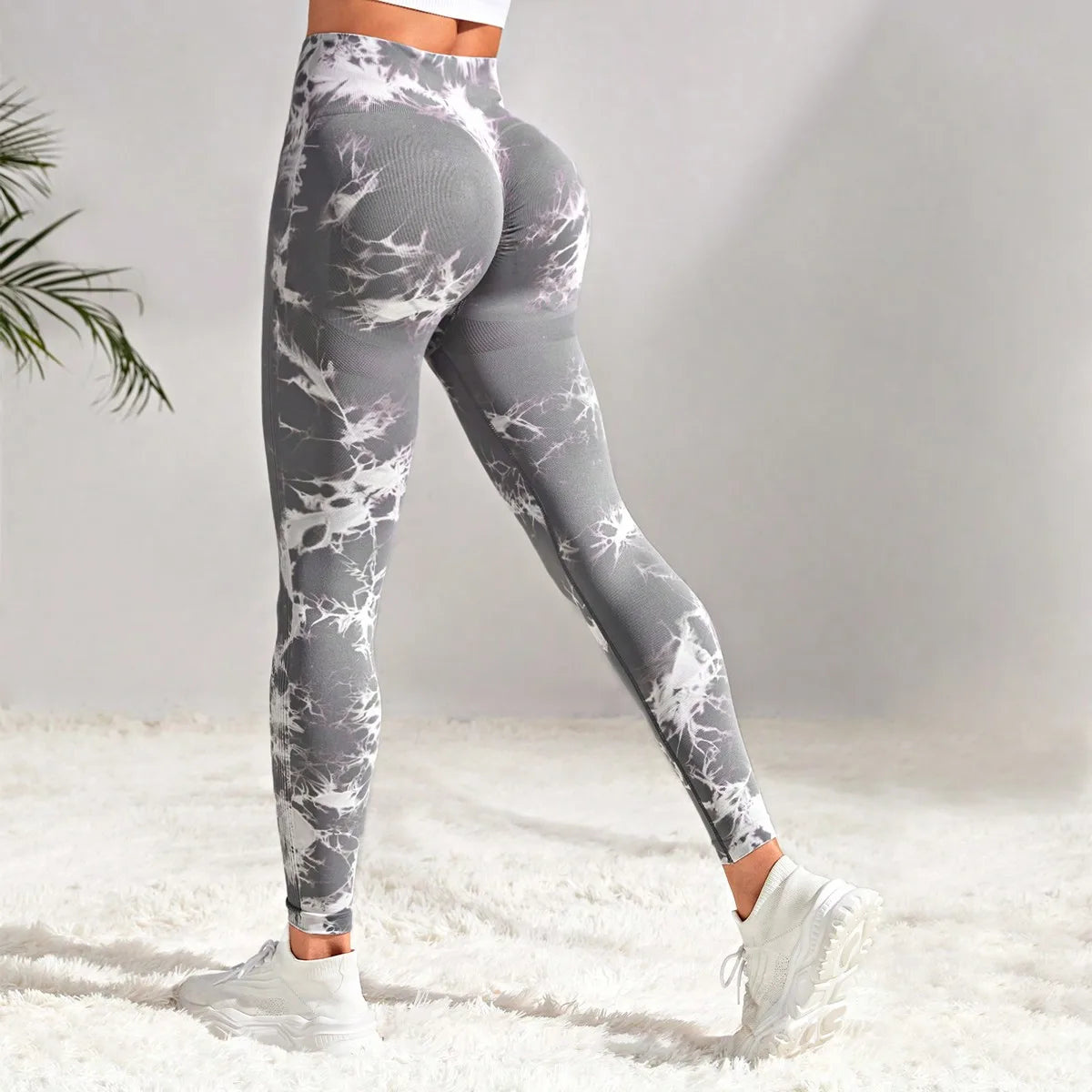 Womens High-Waist Peach Hip Yoga Pants  - Various Colors