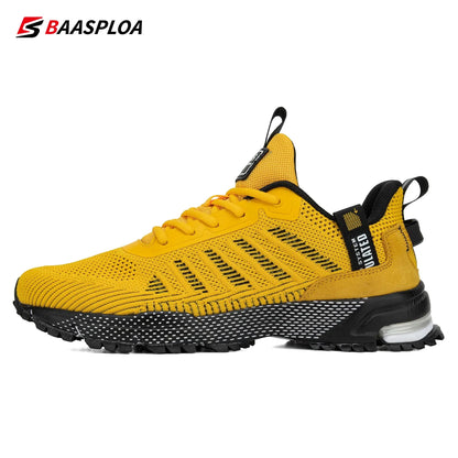 Baasploa Men's Lightweight Sneakers - Breathable, Non-Slip Designer Shoes