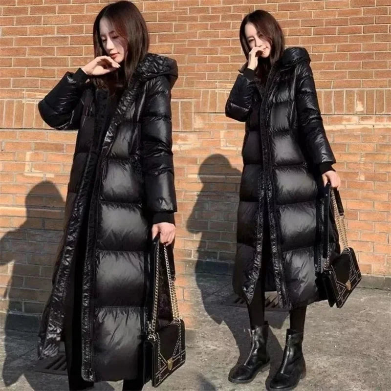 Women's Hooded Long Parka Jacket