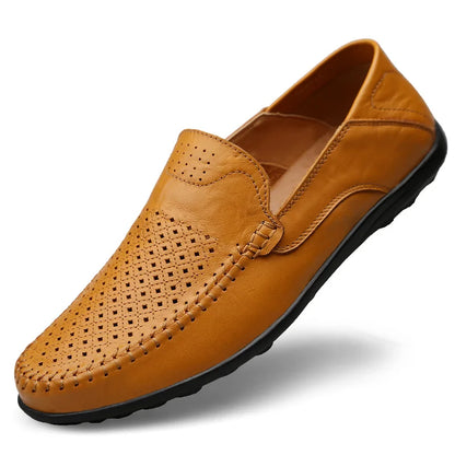 Men's Classic Slip-On Genuine Leather Shoes