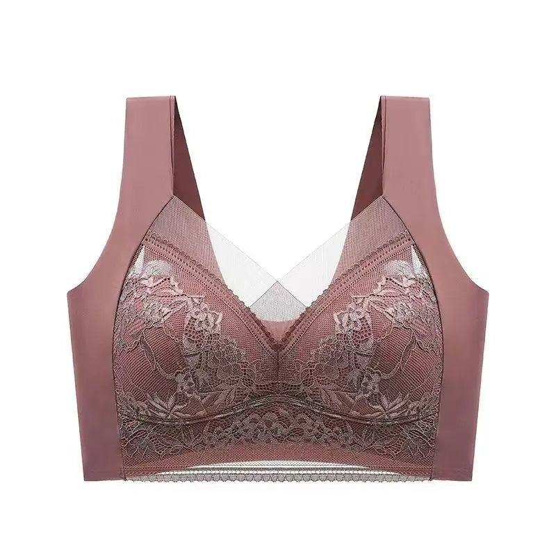 Lace Women's Bra with Fixed Cups - Various Colors